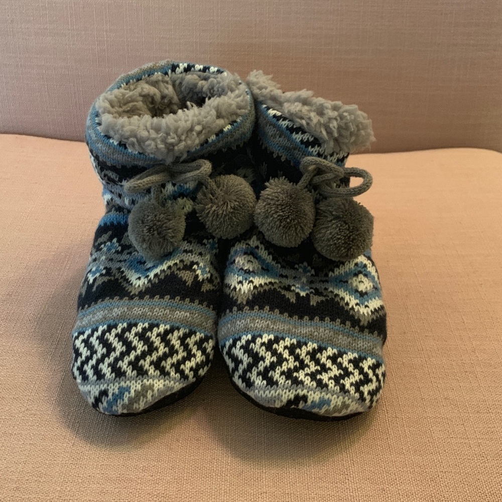 Knit booties